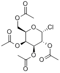 2,3,4,6-四-O-乙酰基-α-D-吡喃半乳糖基氯 结构式