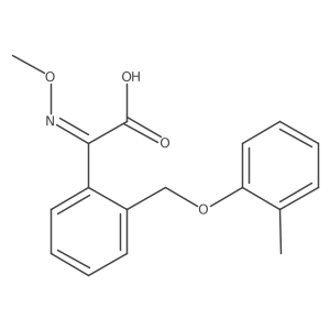 Benzeneaceticacid,-(methoxyimino)-2-[(2-methylphenoxy)methyl]- 结构式