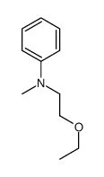 N-(2-乙氧基乙基)-N-甲基苯胺 结构式