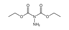 1,1-Hydrazinedicarboxylic acid diethyl ester 结构式