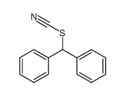 二苯甲基硫氰酸酯 结构式