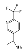 (S)-1-(6-(三氟甲基)吡啶-3-基)乙胺 结构式