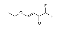 4-乙氧基-1,1-二氟-3-丁烯-2-酮 结构式