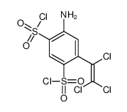 4-氨基-6-(三氯乙烯基)苯-1,3-二磺酰二氯 结构式