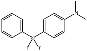 4-(二氟苯基硅基)-N,N-二甲基苯胺 结构式