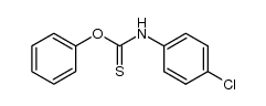 Carbamothioic acid, N-(4-chlorophenyl)-, O-phenyl ester 结构式