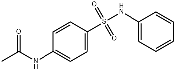 4-乙酰胺基-N-苯基苯磺酰胺 结构式
