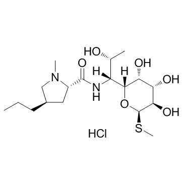盐酸林可霉素 结构式