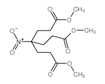 4-(3-甲氧基-3-氧代丙基)-4-硝基庚二酸二甲酯 结构式