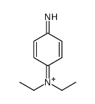 Ethanaminium, N-ethyl-N-(4-imino-2,5-cyclohexadien-1-ylidene)- 结构式
