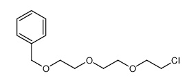 Benzene, [[2-[2-(2-chloroethoxy)ethoxy]ethoxy]methyl]- 结构式