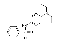 N-[4-(二乙氨基)苯基]苯磺酰胺 结构式