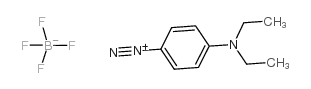 4-二氮杂-N,N-二乙基苯胺氟硼酸 结构式
