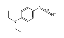 4-叠氮基-N,N-二乙基苯胺 结构式
