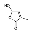 5-羟基-3-甲基-2(5H)-呋喃酮 结构式
