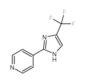 2-(4-吡啶基)-4-三氟甲基咪唑 结构式