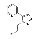 2-(5-(吡啶-2-基)-1H-吡唑-1-基)乙醇 结构式