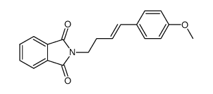 2-[4-(4-甲氧基苯基)-3-丁烯-1-基]异吲哚啉-1,3-二酮 结构式