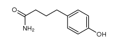 4-(4-羟基苯基)丁酰胺 结构式
