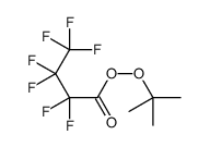 2,2,3,3,4,4,4-七氟过氧丁酸叔丁酯 结构式