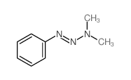 3,3-二甲基-1-苯基三氮烯 结构式