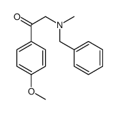 2-[苄基(甲基)氨基]-1-(4-甲氧基苯基)乙酮 结构式