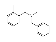 N,2-二甲基-N-(苯甲基)苯甲胺 结构式