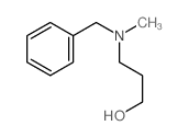 3-苄甲氨基-1-丙醇 结构式