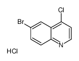 6-溴-4-氯喹啉盐酸盐 结构式
