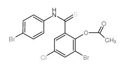 溴替尼持 结构式
