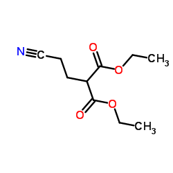 2-(2-氰基乙基)丙二酸二乙酯 结构式