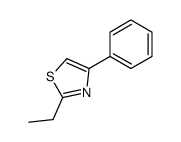 2-乙基-4-苯基噻唑 结构式