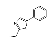 2-乙基-5-苯基噻唑 结构式
