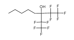 1,1,1,2,2-五氟-3-(1,1,2,2,2-五氟乙基)-3-辛醇 结构式
