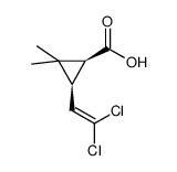 (±)顺式二氯菊酸 结构式