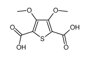 3,4-二甲氧基-2,5-噻吩二羧酸 结构式