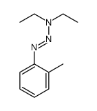 3,3-二乙基-1-(2-甲基苯基)三氮烯 结构式