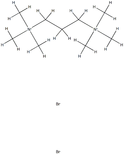 N1,N1,N1,N3,N3,N3-六甲基丙烷-1,3-溴化二铵 结构式