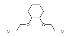 1,2-双(2-氯乙氧基)环己烷 结构式
