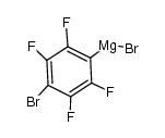 4-溴四氟苯基溴化镁 结构式