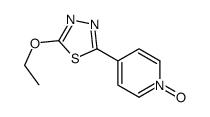 2-乙氧基-5-(1-氧化吡啶-1-鎓-4-基)-1,3,4-噻二唑 结构式