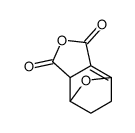 7-氧杂二环[2.2.1]庚-5-烯-2,3-二羧酸酐 结构式