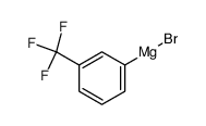 间(三氟甲基)苯基溴化镁 结构式