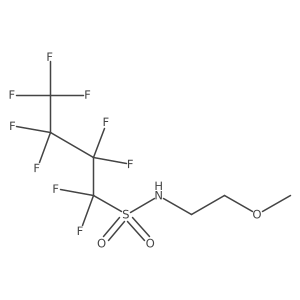 1,1,2,2,3,3,4,4,4-NONAFLUORO-N-(2-METHOXYETHYL)-1-BUTANESULFONAMIDE 结构式