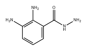2,3-二氨基苯甲酰肼 结构式