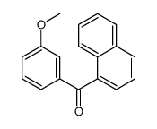(3-甲氧基苯基)-1-萘基甲酮 结构式