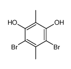 4,6-二溴-2,5-甲基苯-1,3-二酚 结构式