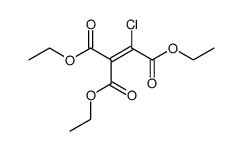 2-氯-1,1,2-乙烯三羧酸三乙酯 结构式
