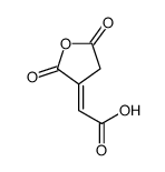 (E)-2-(2,5-二氧代二氢呋喃-3(2H)-亚基)乙酸 结构式