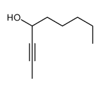 2-壬炔-4-醇 结构式